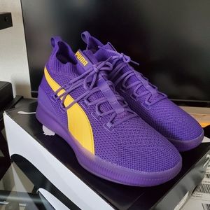 puma clyde lakers